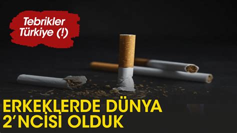 "Türk erkekleri tütün kaynaklı ölümlerde dünya ikincisi"
